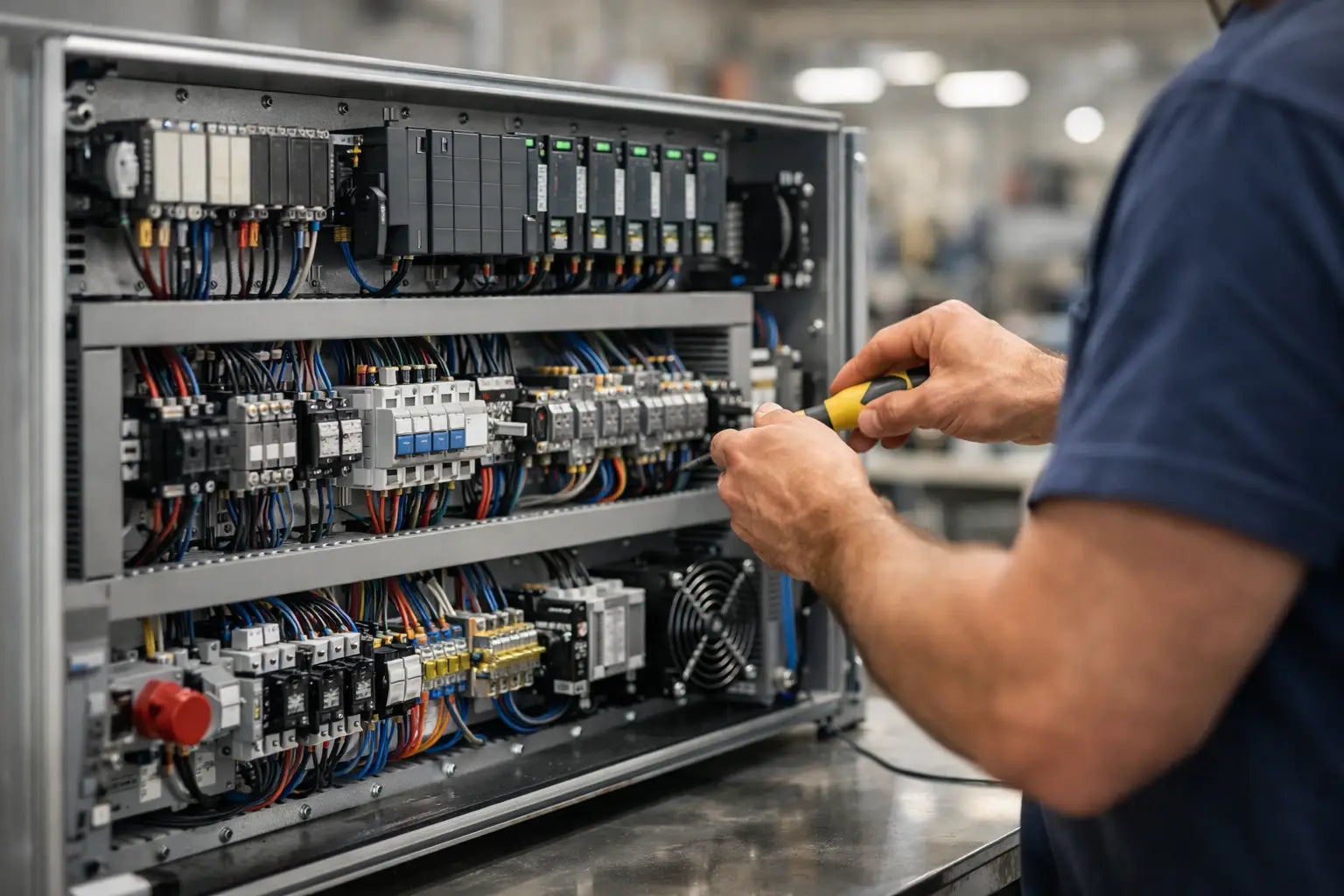 Industrial Control Panel Assembly That Performs